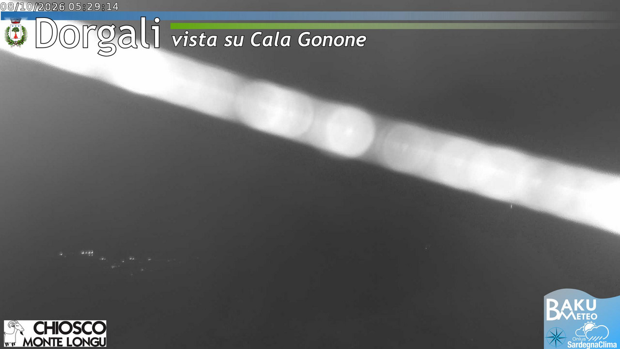 time-lapse frame, Monte Longu webcam