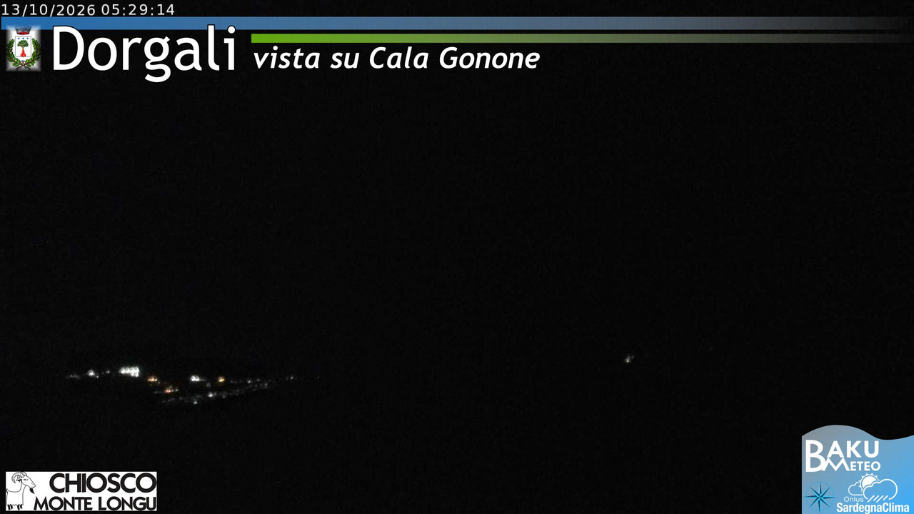 time-lapse frame, Monte Longu webcam