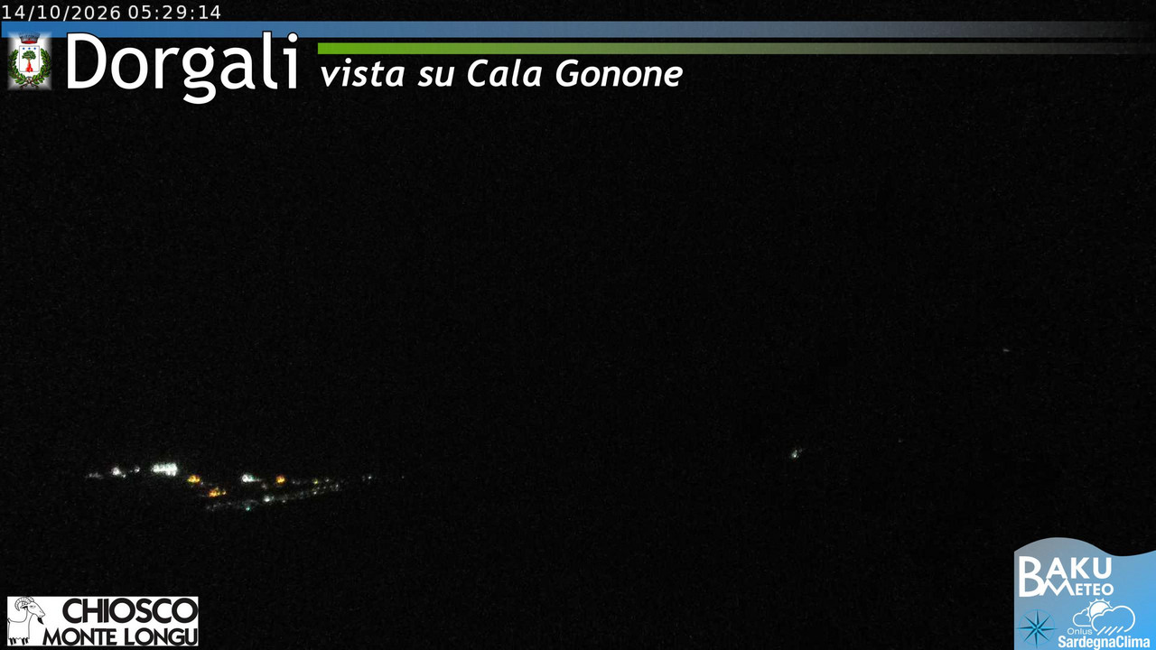 time-lapse frame, Monte Longu webcam