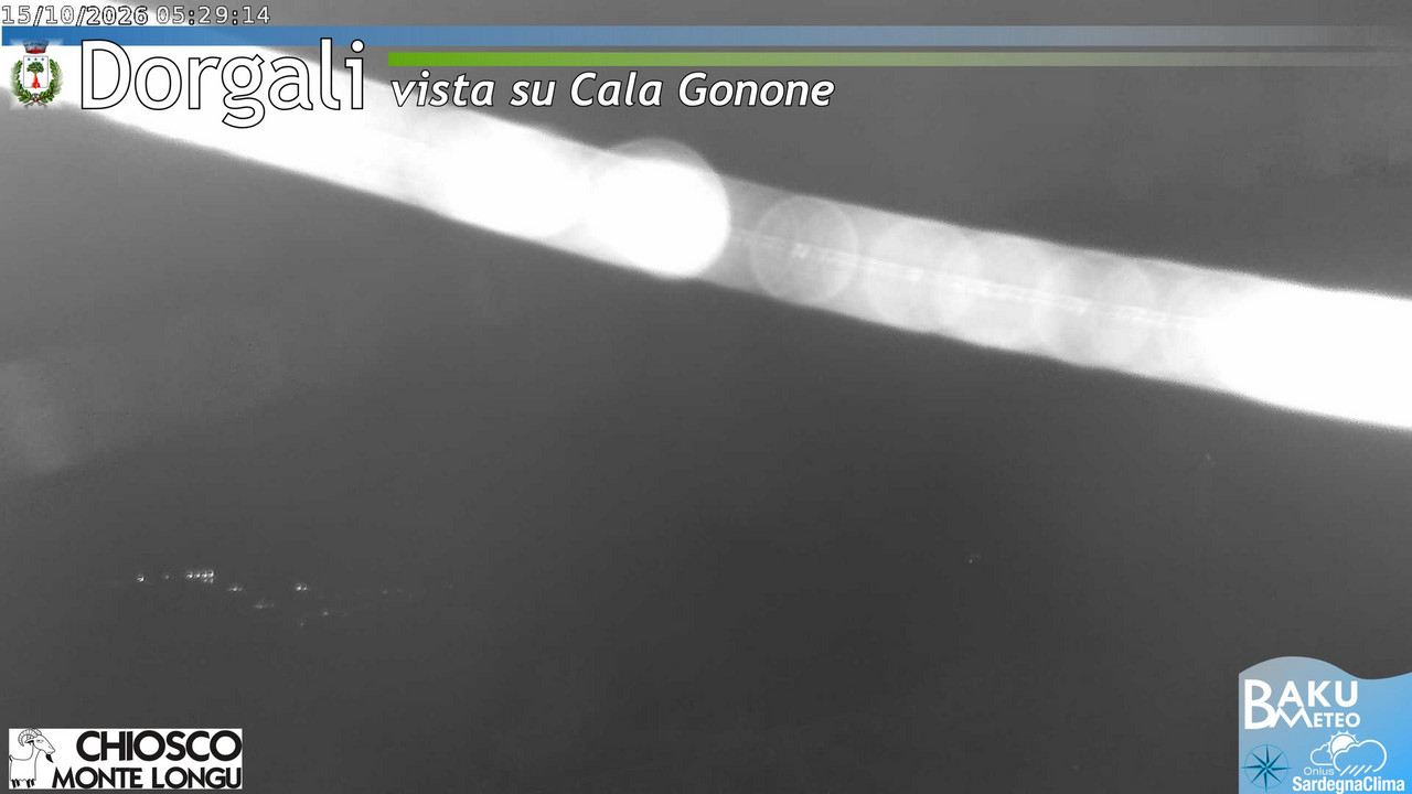 time-lapse frame, Monte Longu webcam