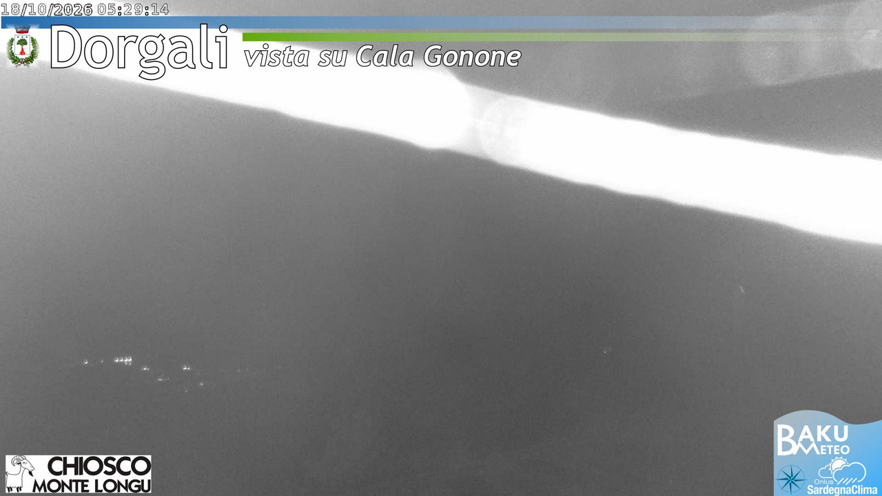 time-lapse frame, Monte Longu webcam