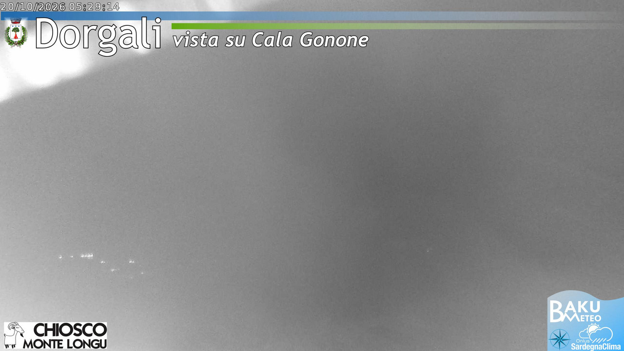 time-lapse frame, Monte Longu webcam