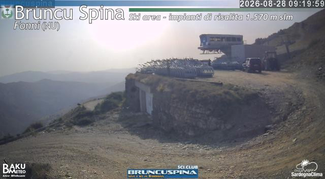 time-lapse frame, Bruncu Spina webcam