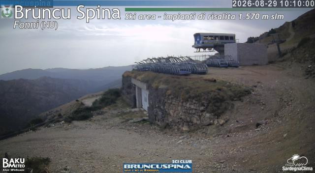 time-lapse frame, Bruncu Spina webcam