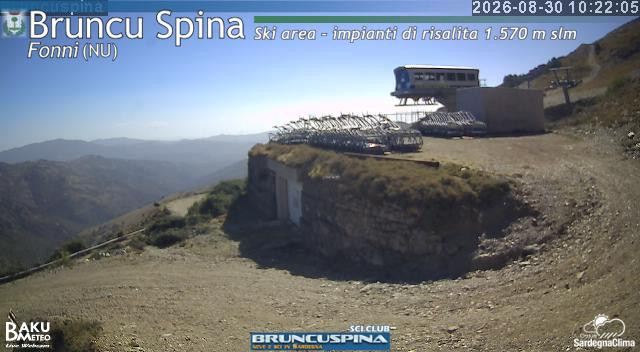 time-lapse frame, Bruncu Spina webcam