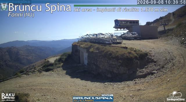 time-lapse frame, Bruncu Spina webcam