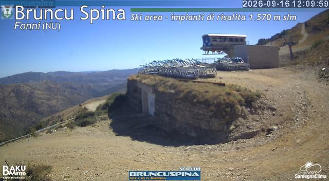 time-lapse frame, Bruncu Spina webcam