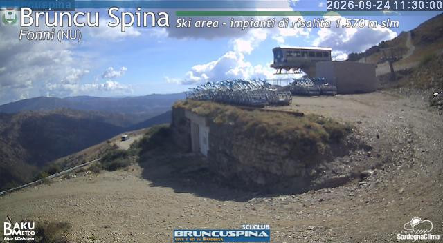 time-lapse frame, Bruncu Spina webcam