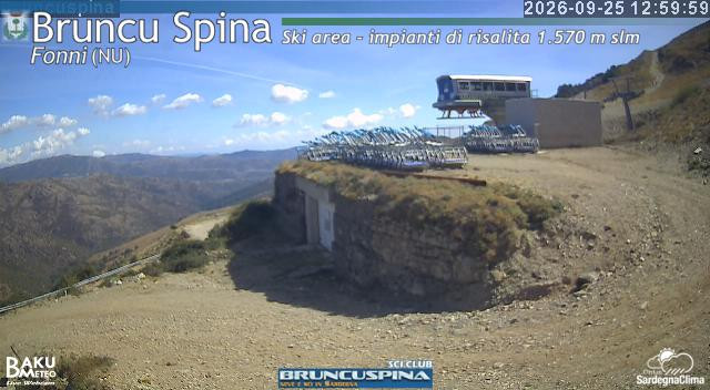 time-lapse frame, Bruncu Spina webcam