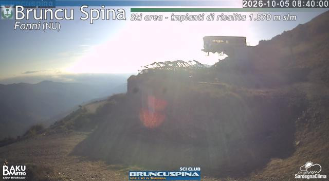 time-lapse frame, Bruncu Spina webcam