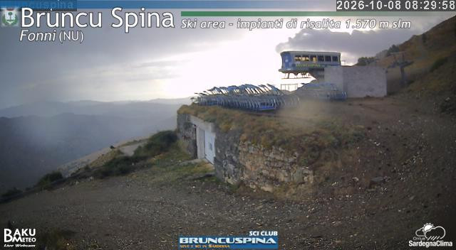 time-lapse frame, Bruncu Spina webcam