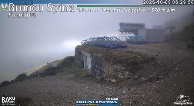 time-lapse frame, Bruncu Spina webcam