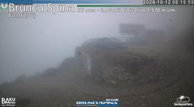 time-lapse frame, Bruncu Spina webcam