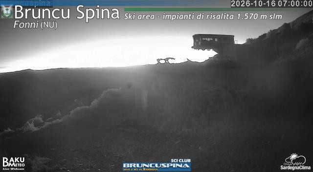 time-lapse frame, Bruncu Spina webcam