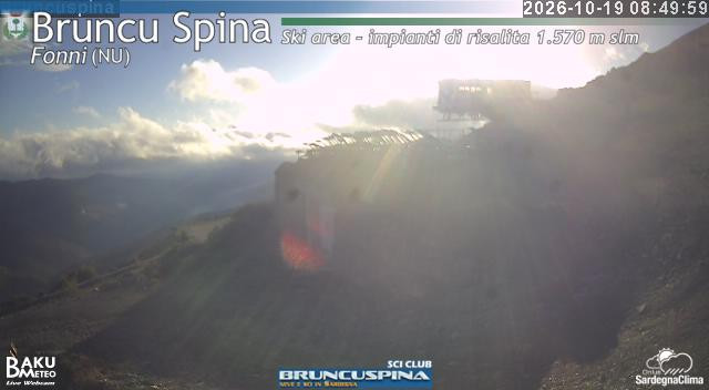 time-lapse frame, Bruncu Spina webcam
