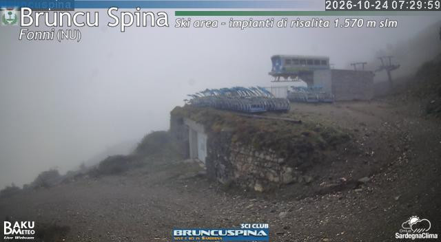 time-lapse frame, Bruncu Spina webcam