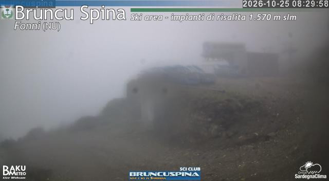 time-lapse frame, Bruncu Spina webcam