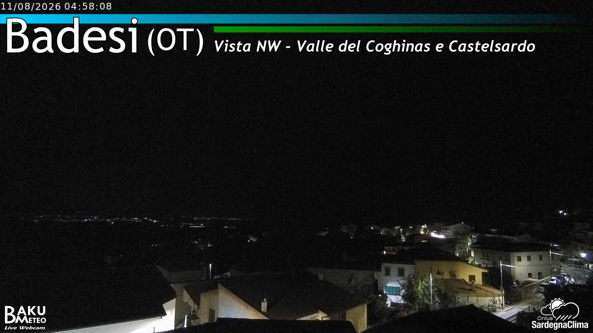 time-lapse frame, Badesi webcam