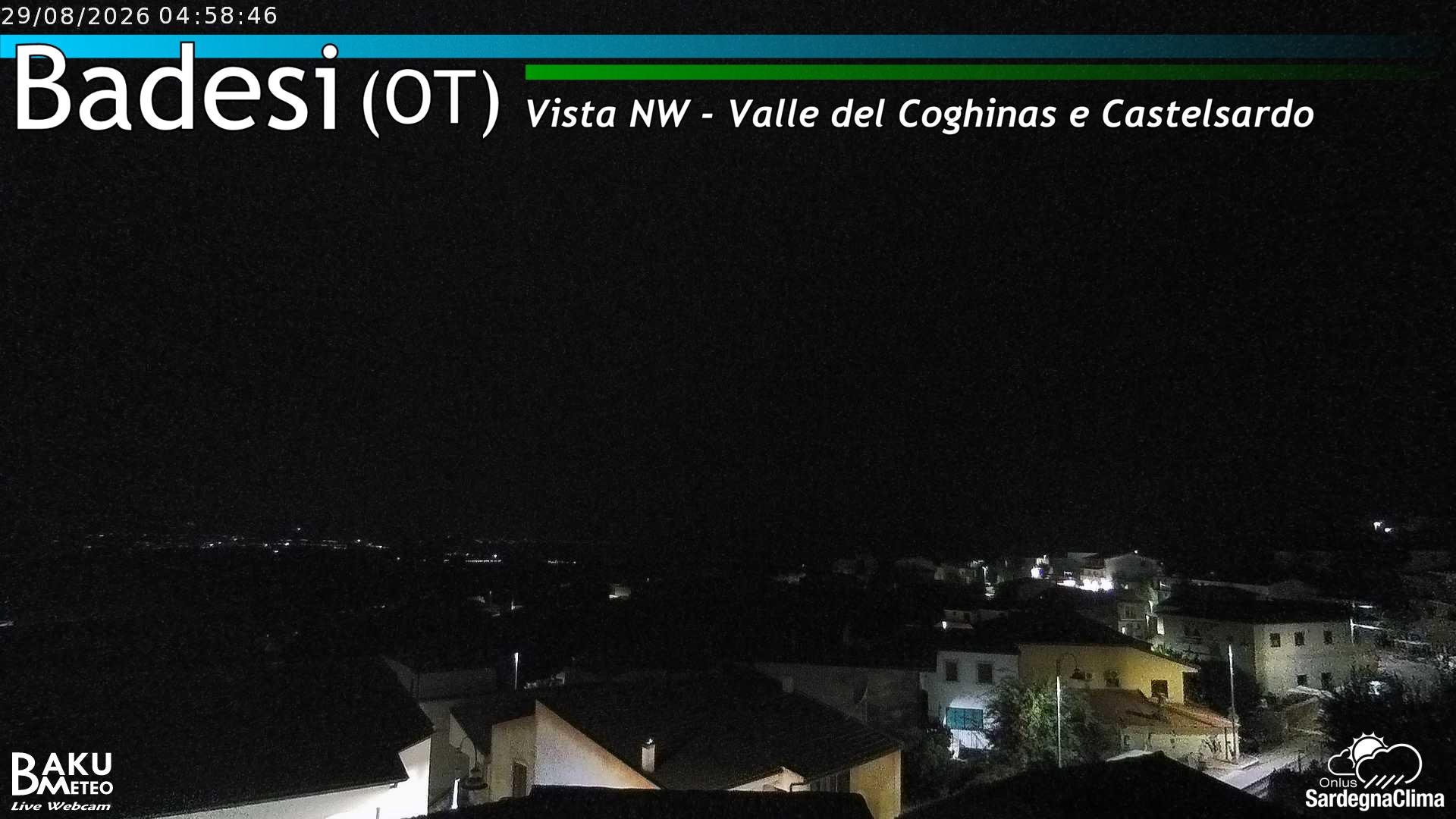 time-lapse frame, Badesi webcam