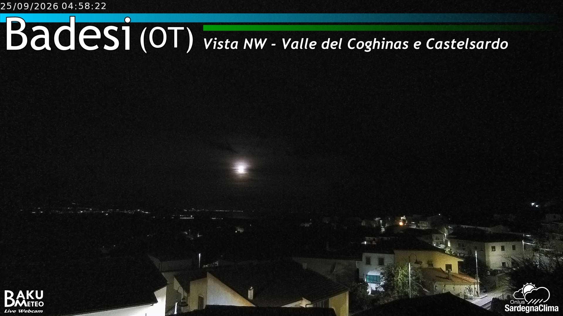 time-lapse frame, Badesi webcam