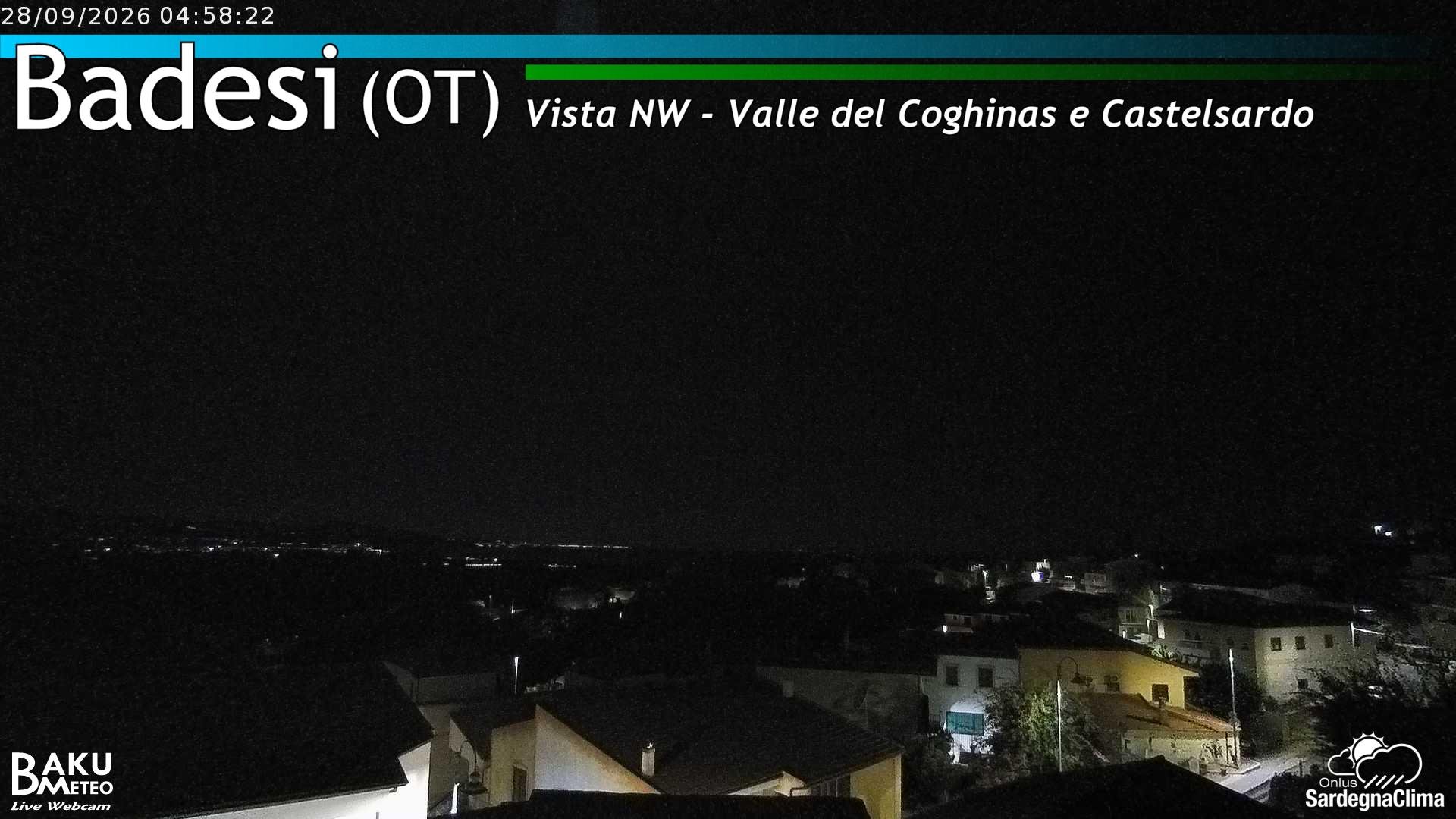 time-lapse frame, Badesi webcam