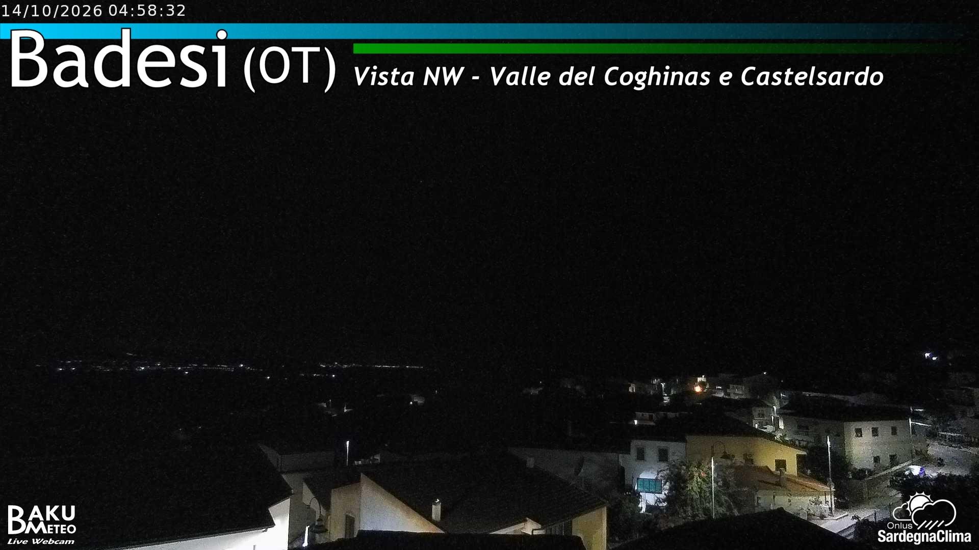 time-lapse frame, Badesi webcam