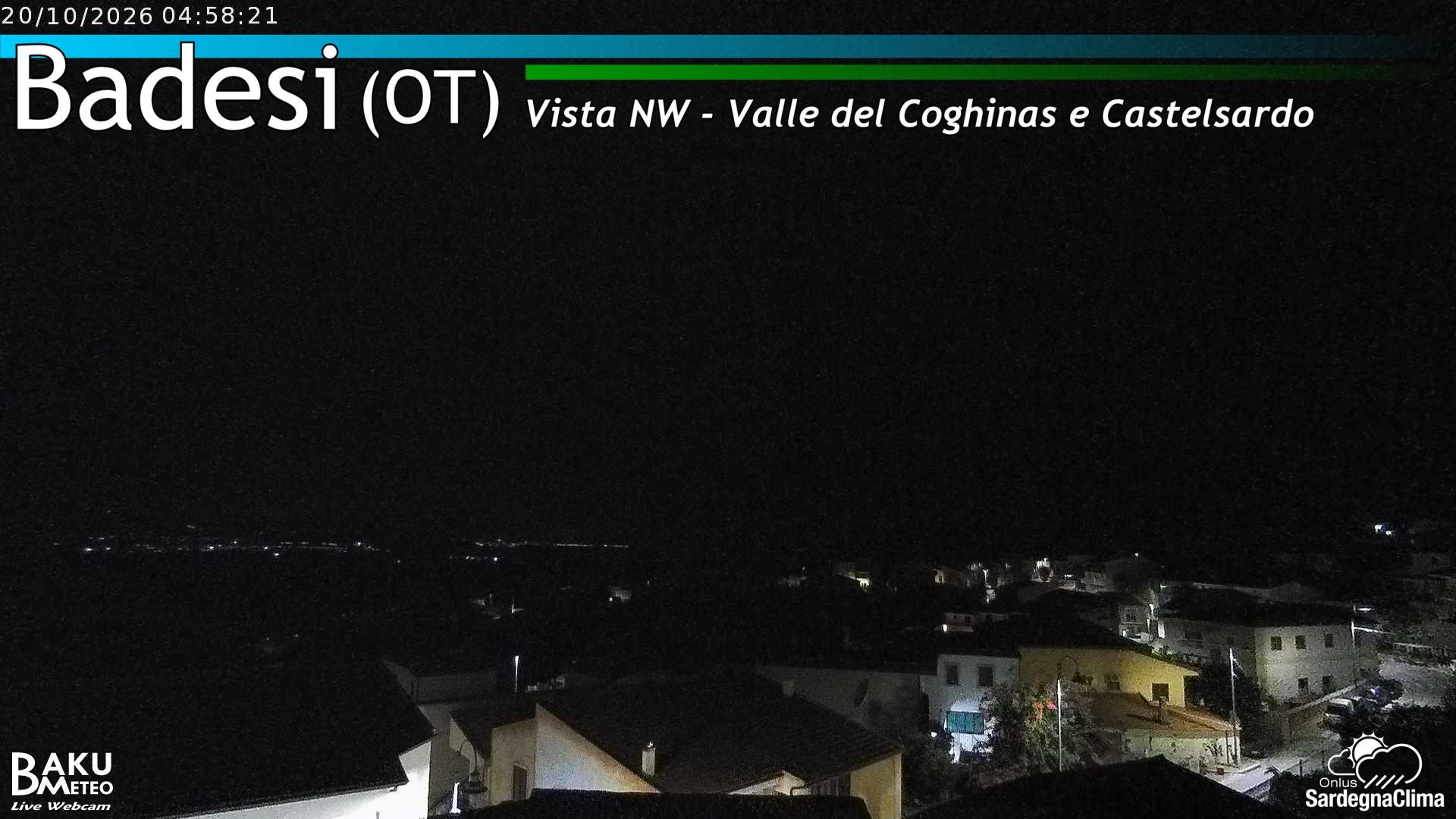time-lapse frame, Badesi webcam