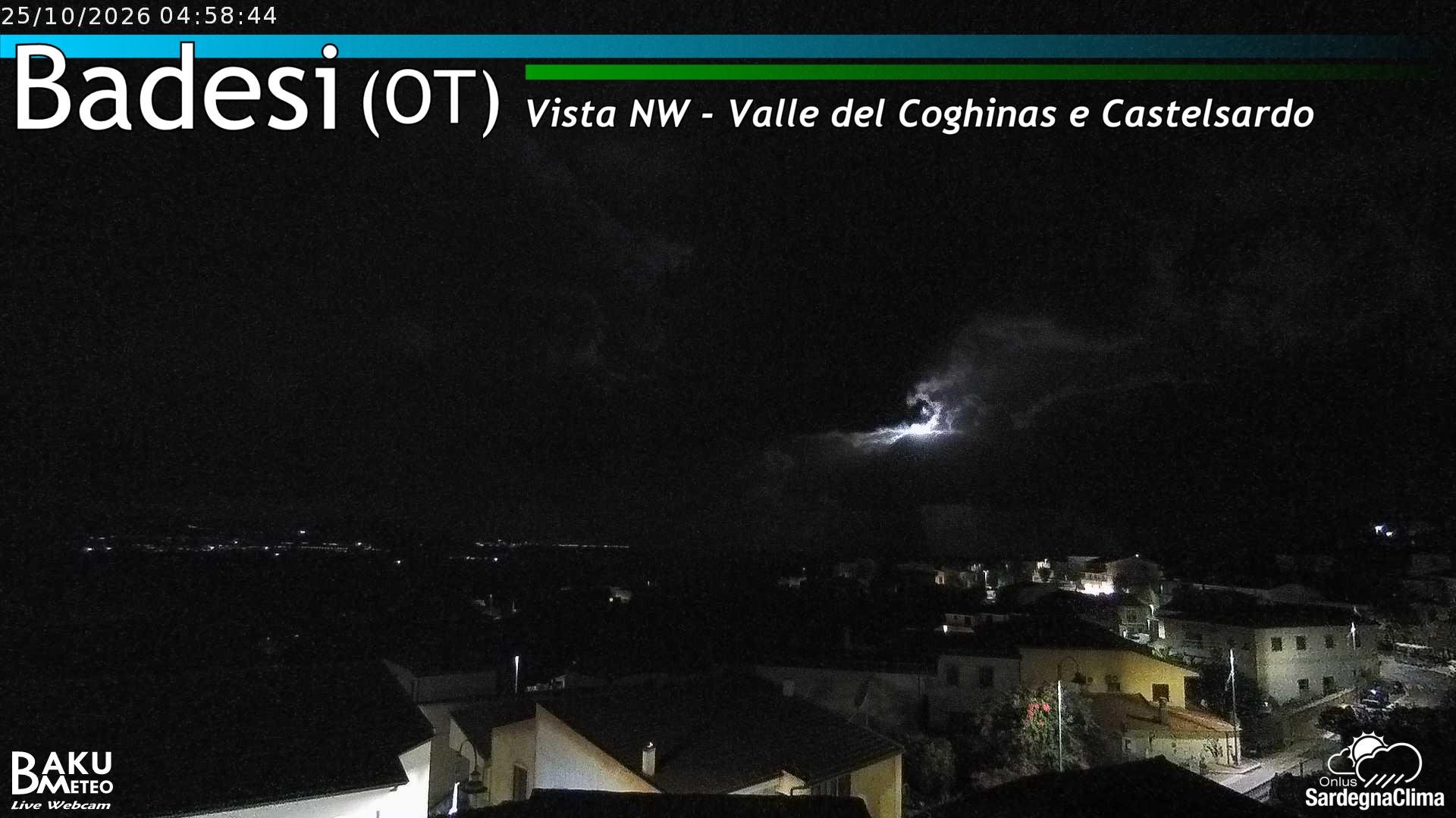 time-lapse frame, Badesi webcam