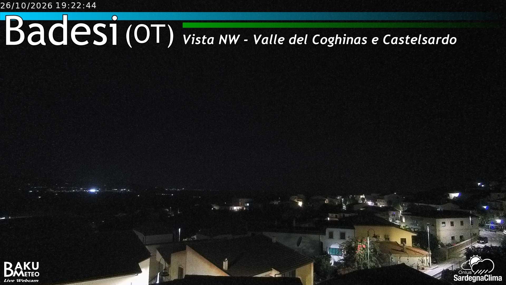 time-lapse frame, Badesi webcam