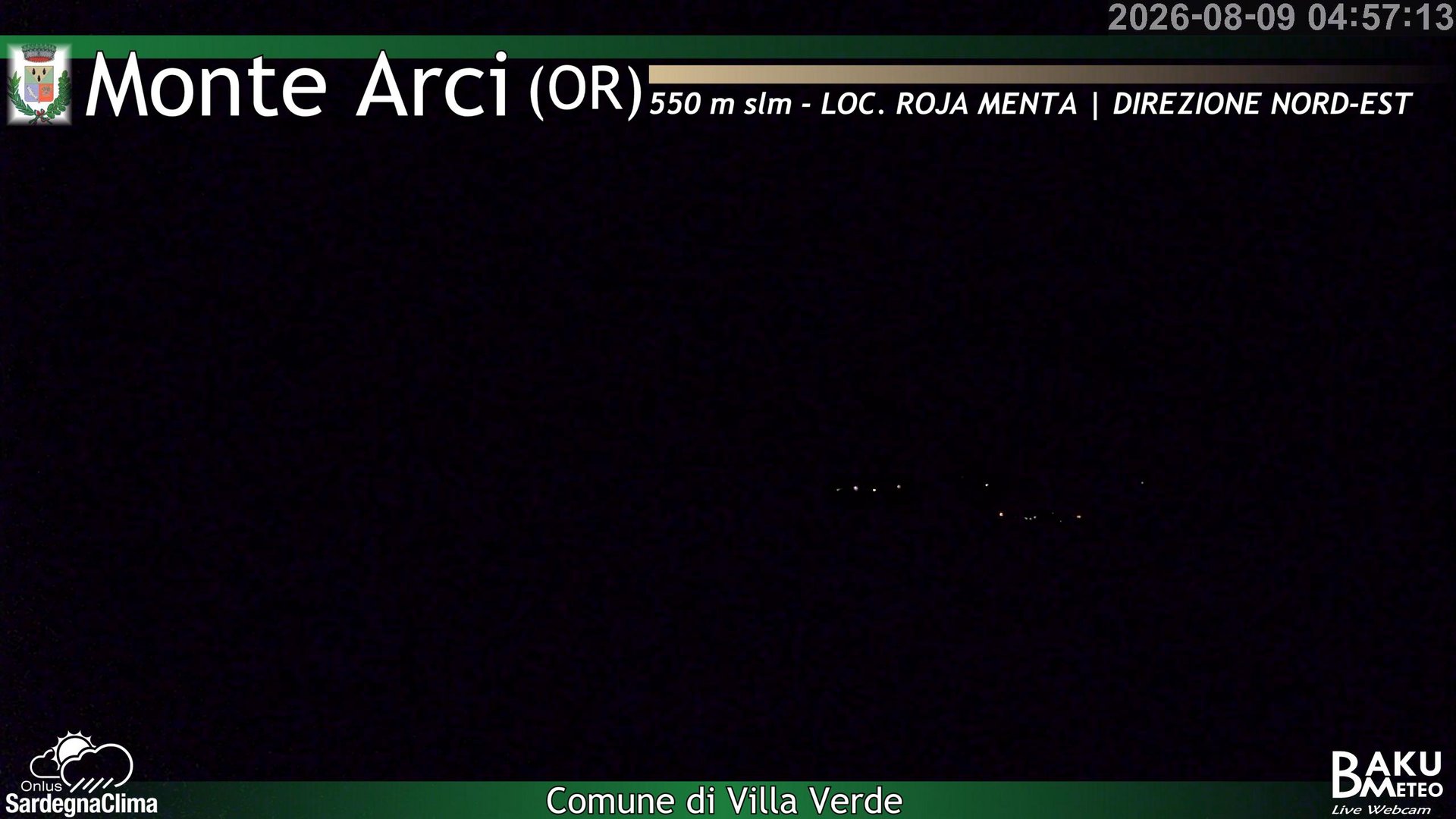 time-lapse frame, Roja Menta Nord webcam