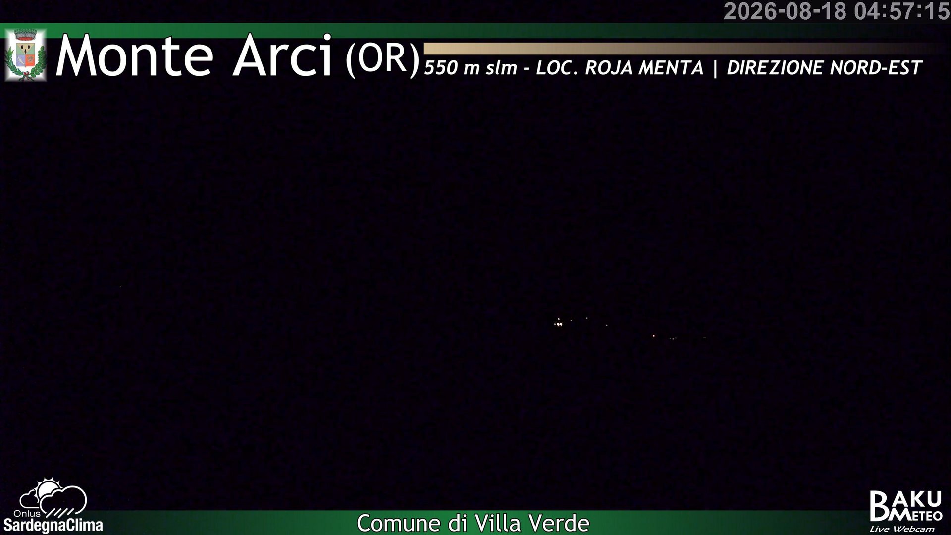 time-lapse frame, Roja Menta Nord webcam