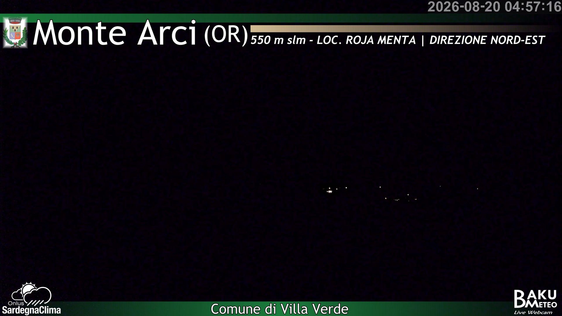 time-lapse frame, Roja Menta Nord webcam