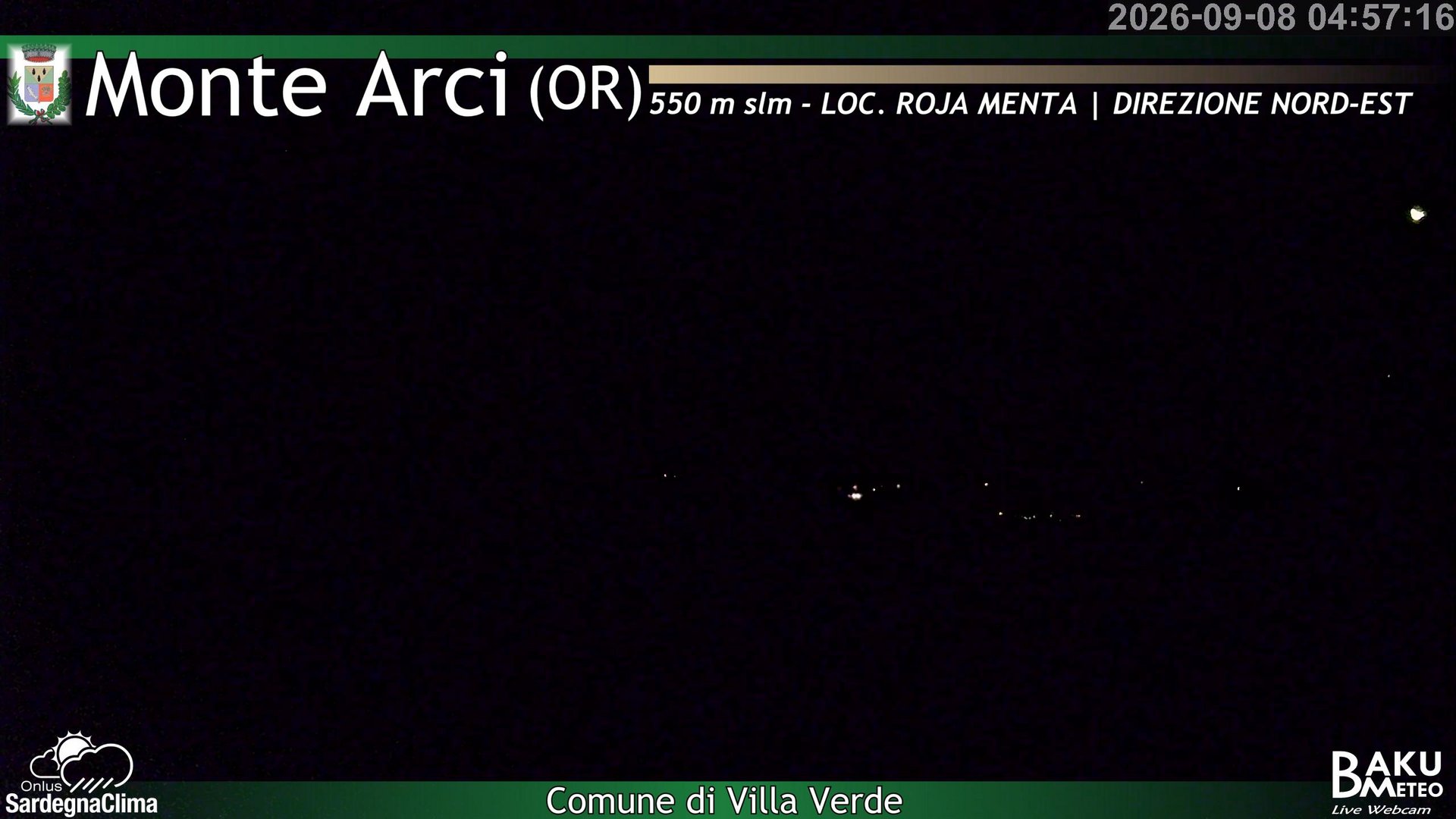 time-lapse frame, Roja Menta Nord webcam