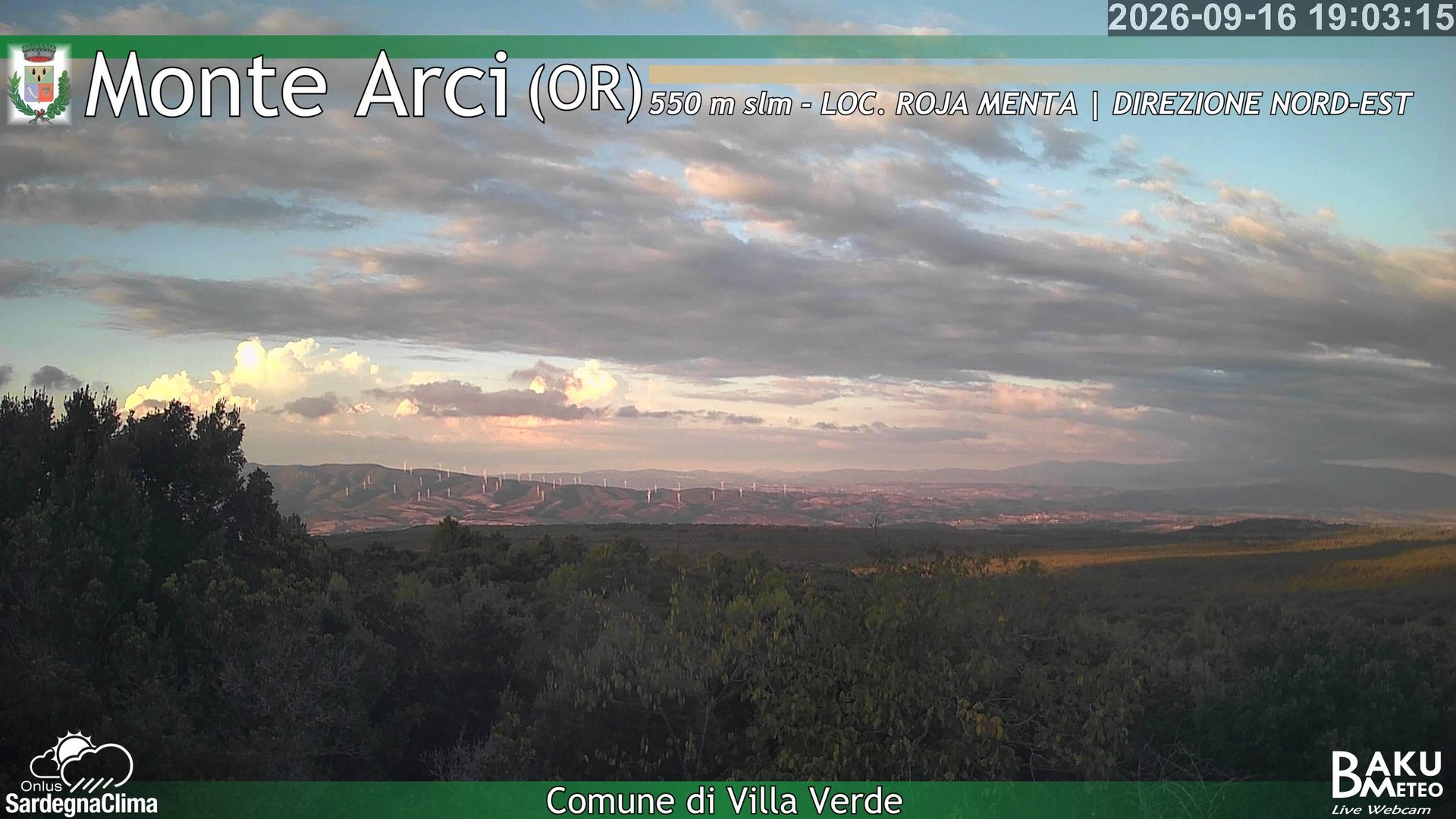 time-lapse frame, Roja Menta Nord webcam