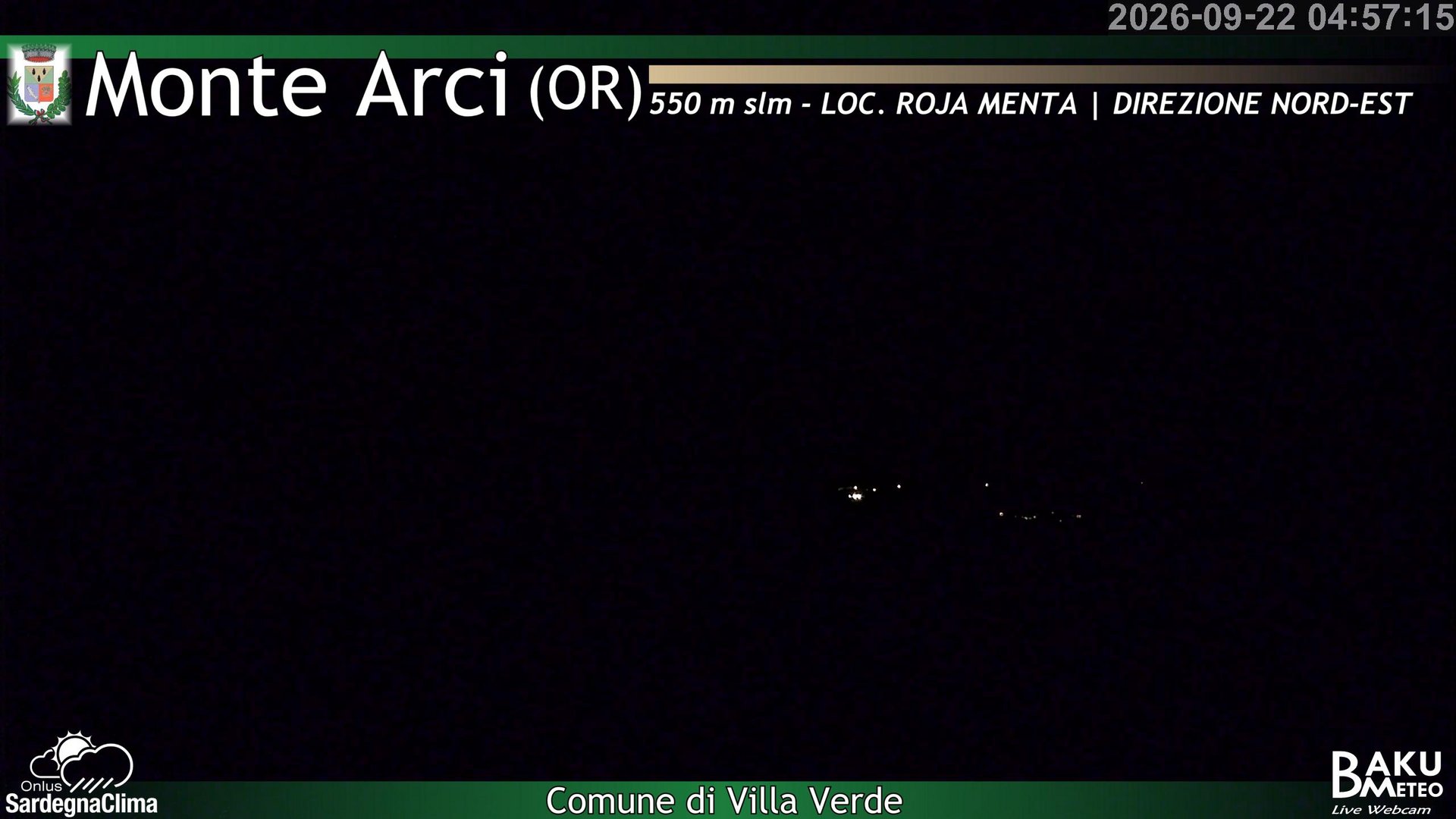 time-lapse frame, Roja Menta Nord webcam