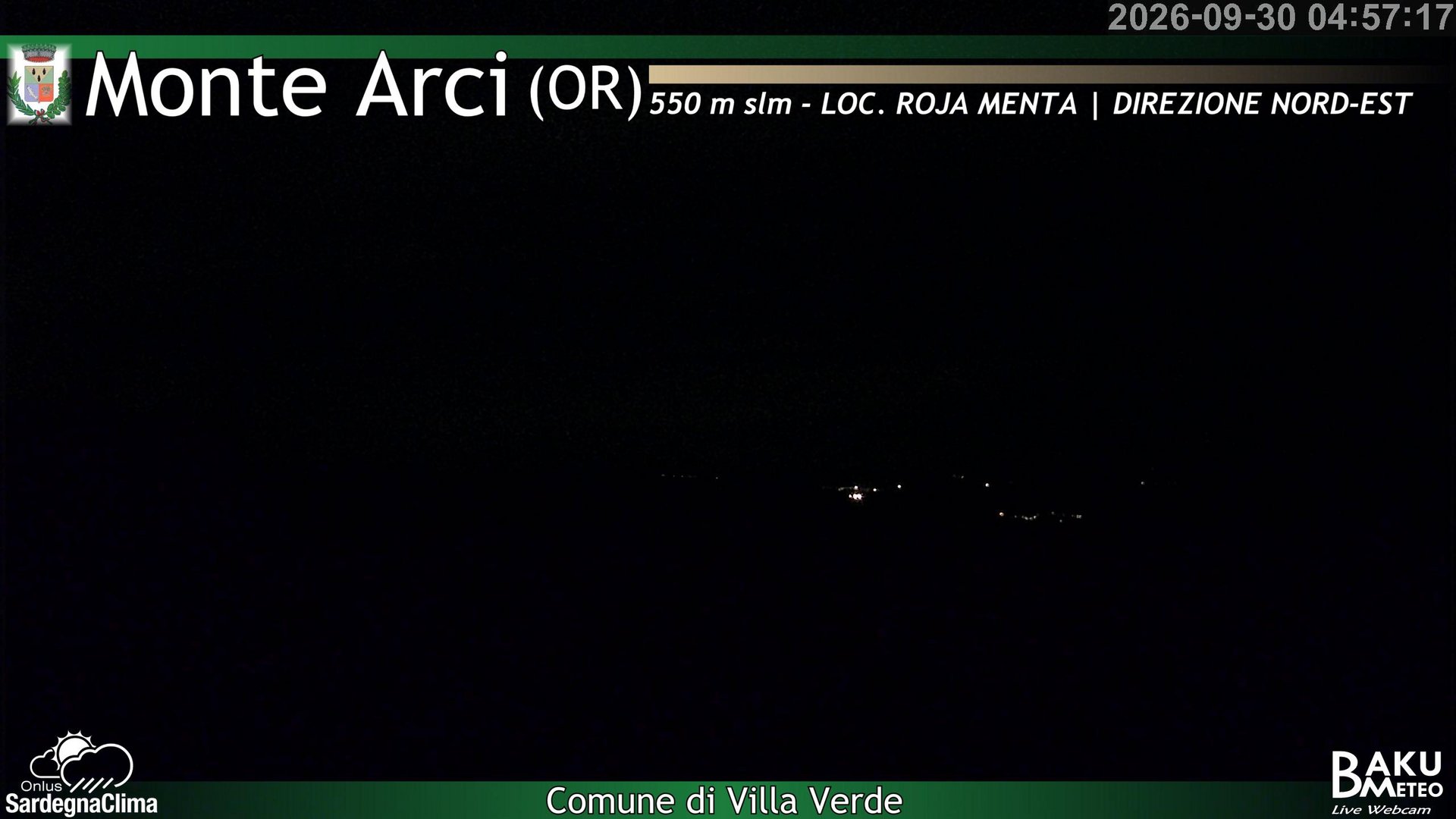 time-lapse frame, Roja Menta Nord webcam