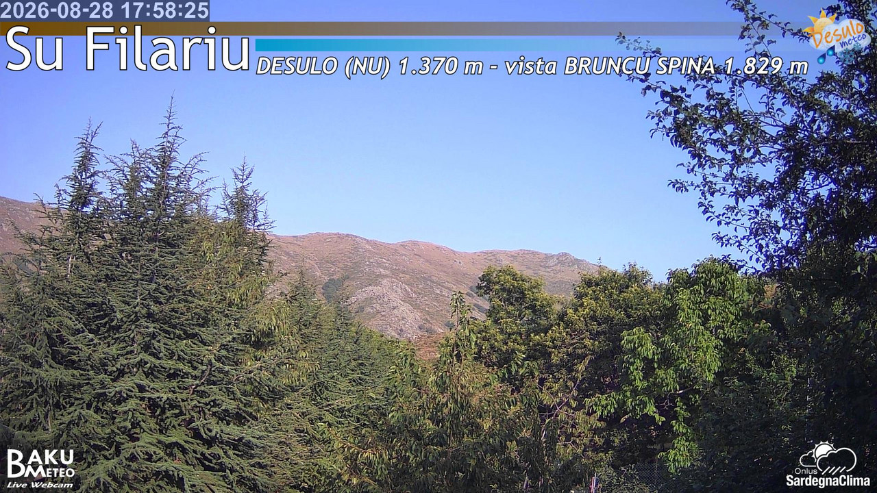 view from Su Filariu on 2026-08-28