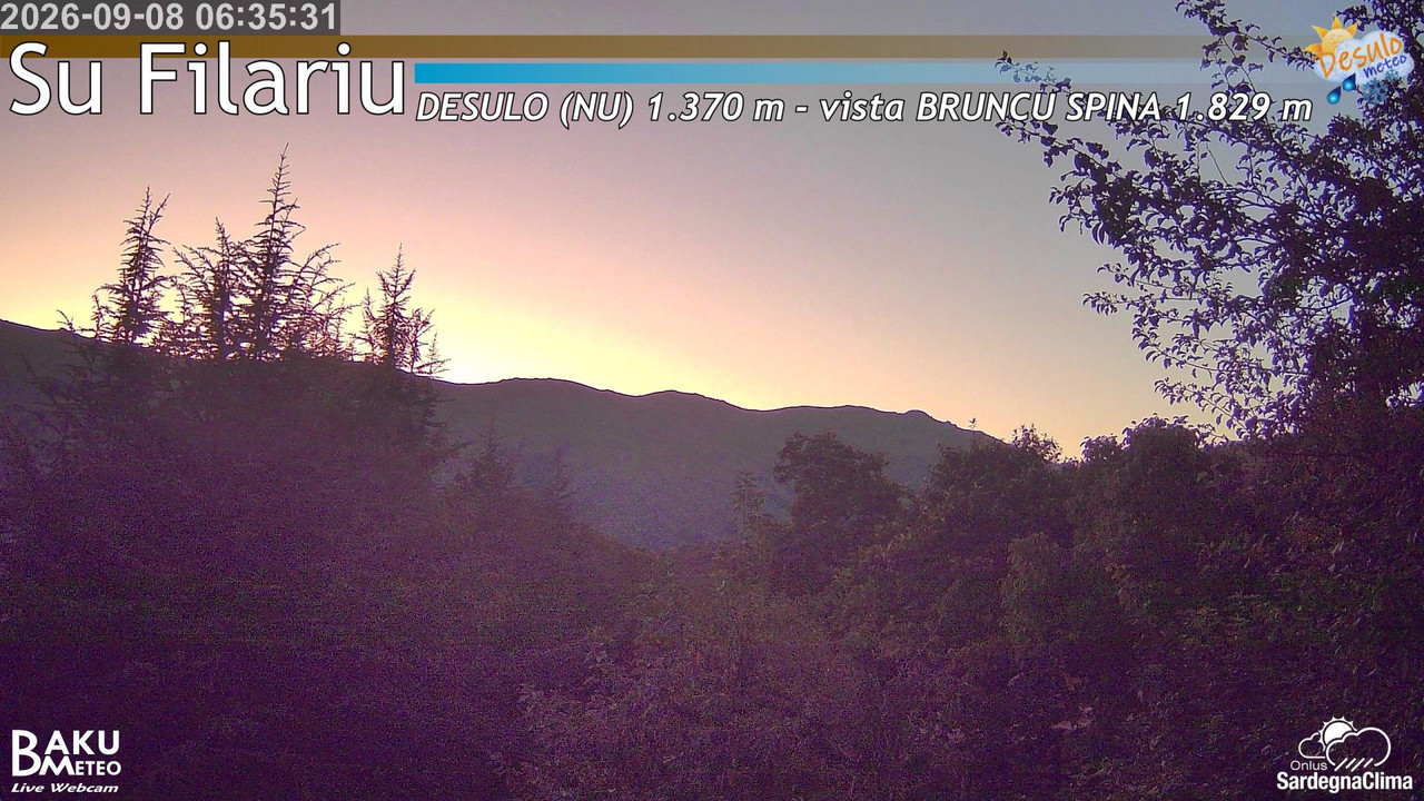 time-lapse frame, Su Filariu webcam