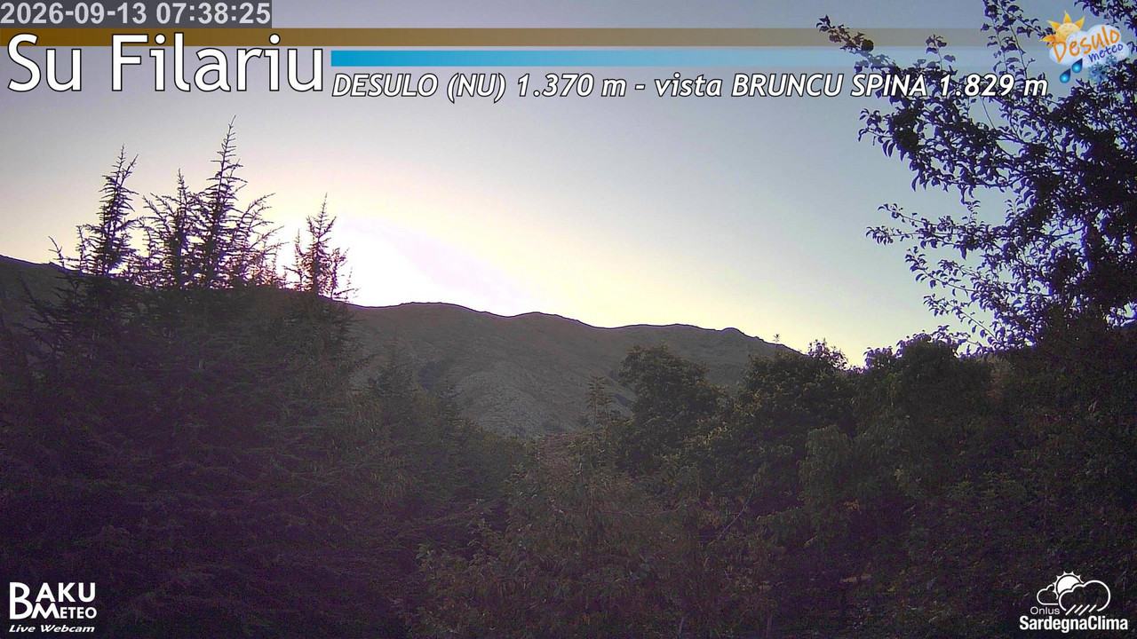 time-lapse frame, Su Filariu webcam