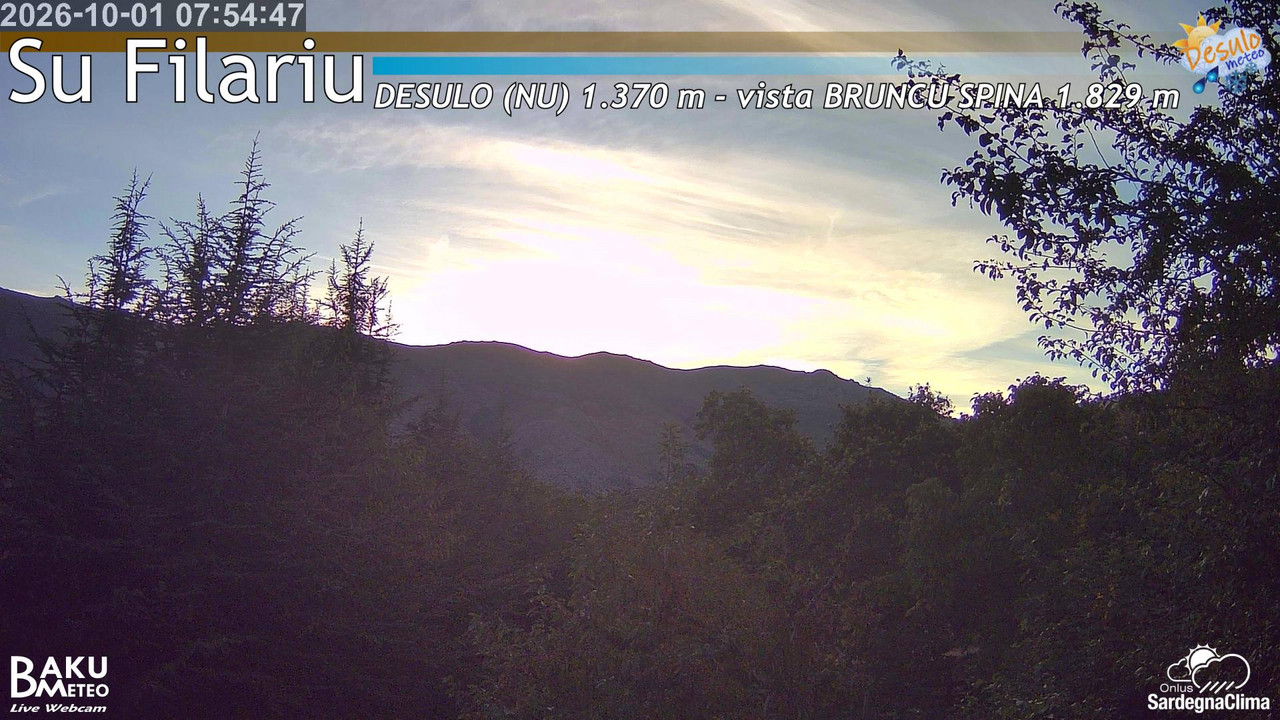 time-lapse frame, Su Filariu webcam