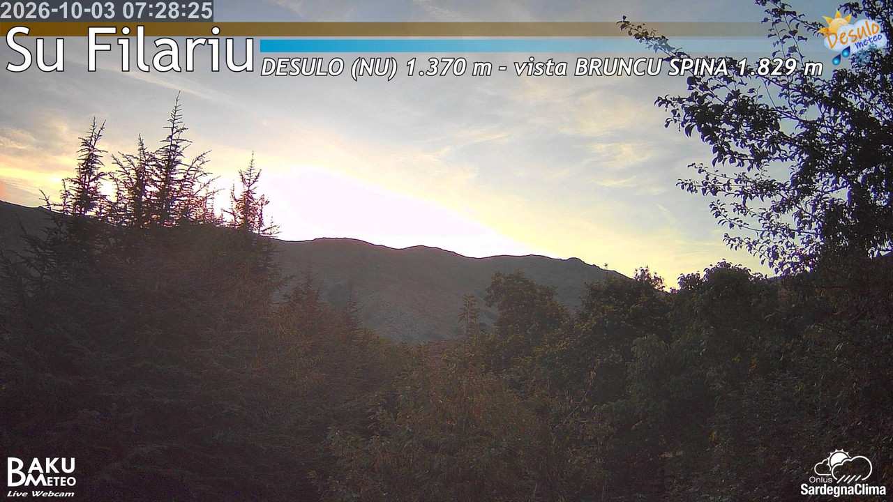 time-lapse frame, Su Filariu webcam