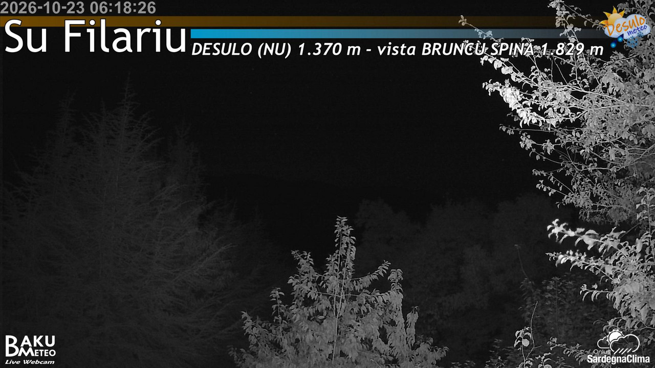 time-lapse frame, Su Filariu webcam