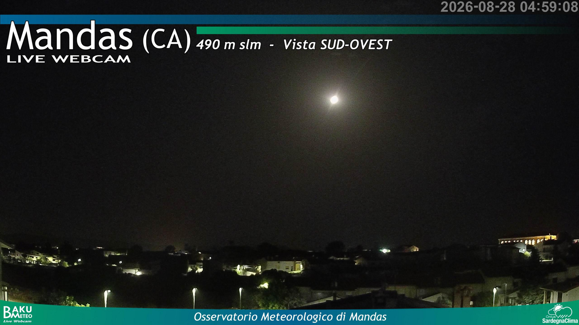 time-lapse frame, Mandas webcam
