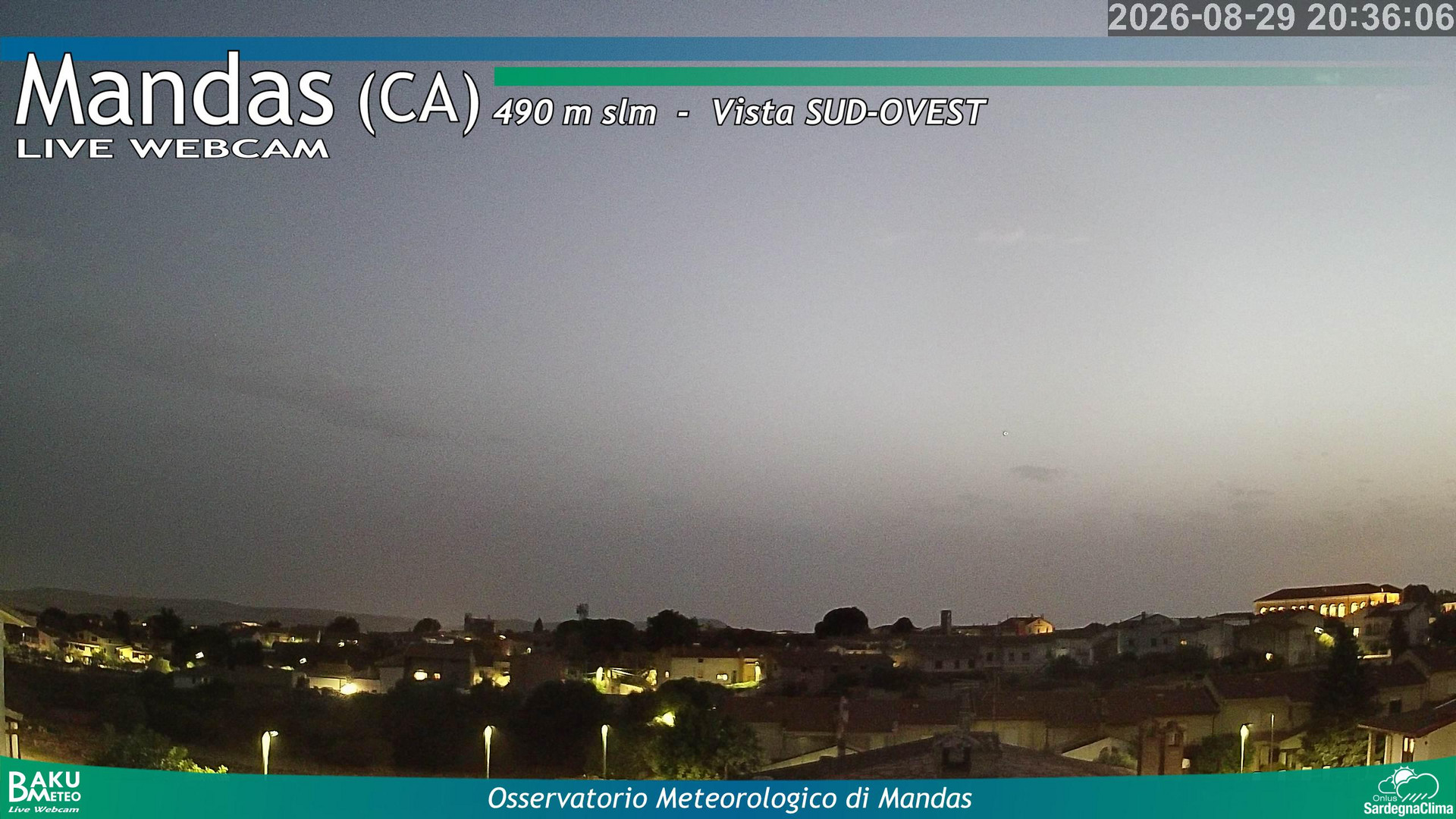 time-lapse frame, Mandas webcam
