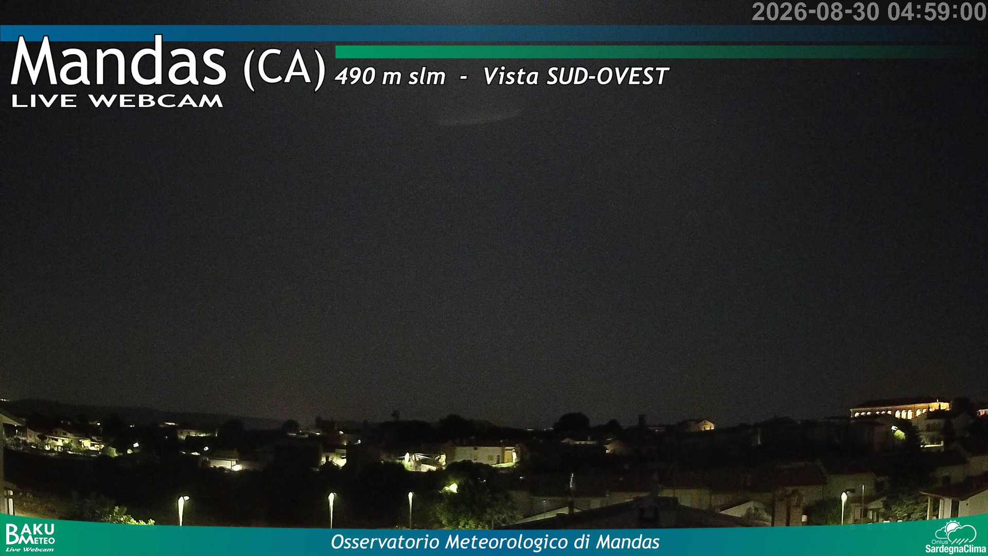 time-lapse frame, Mandas webcam