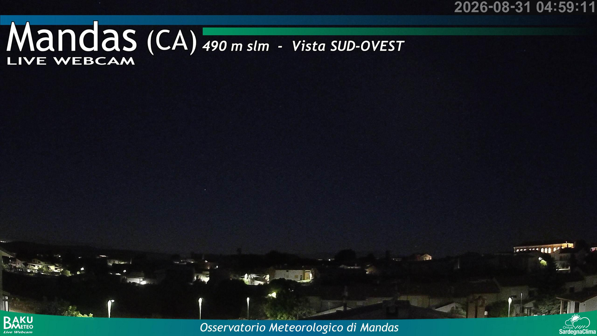 time-lapse frame, Mandas webcam