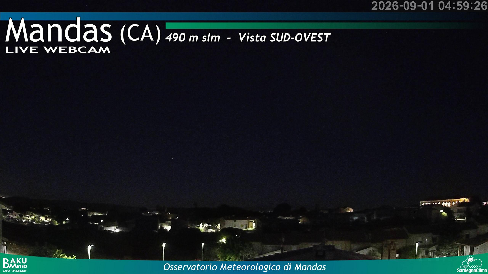 time-lapse frame, Mandas webcam