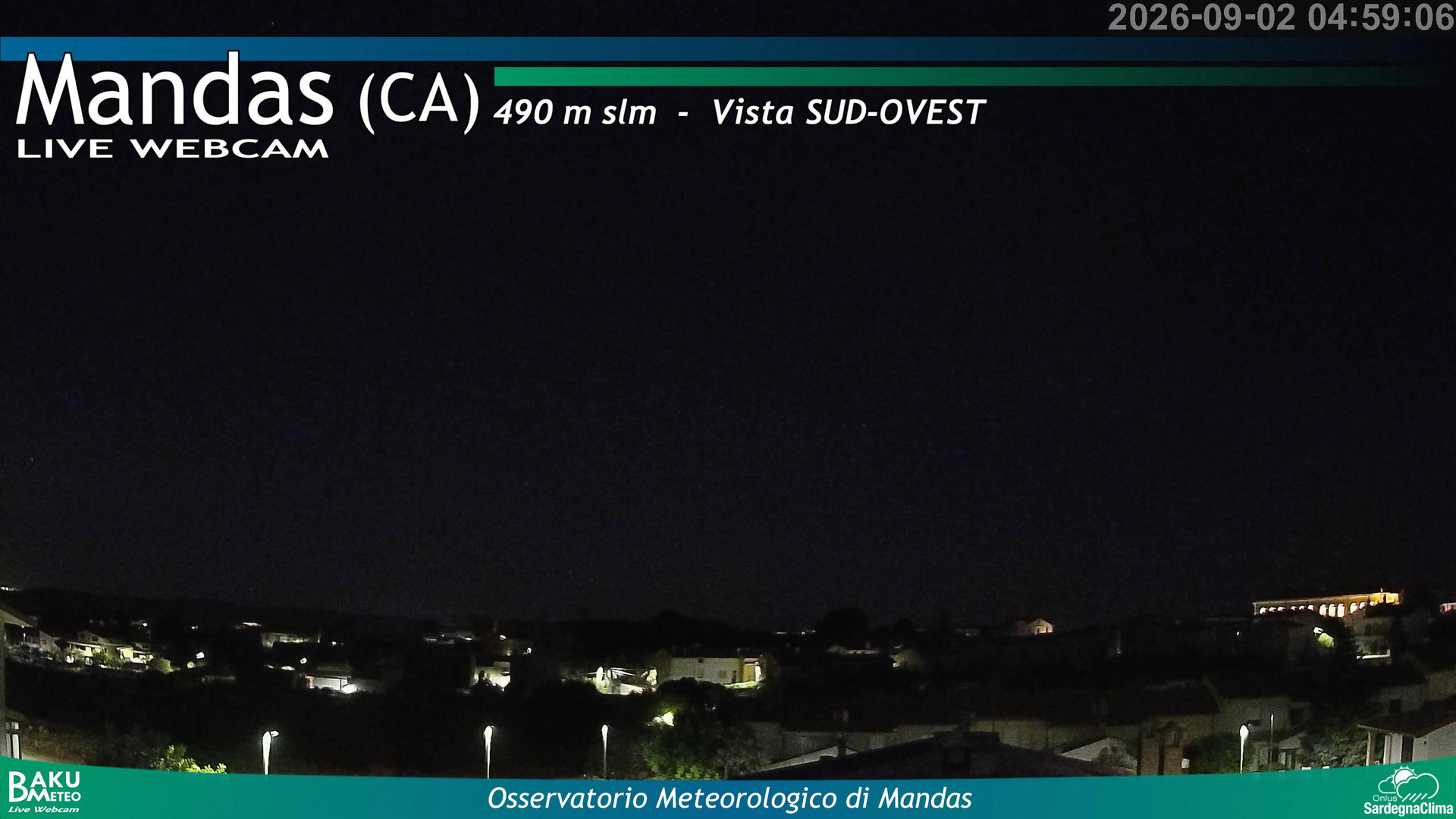 time-lapse frame, Mandas webcam