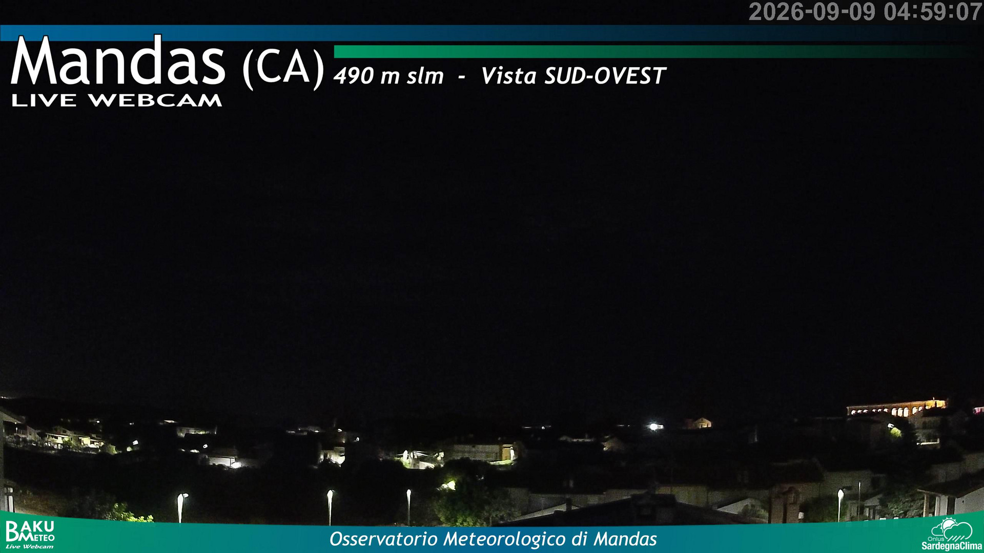 time-lapse frame, Mandas webcam