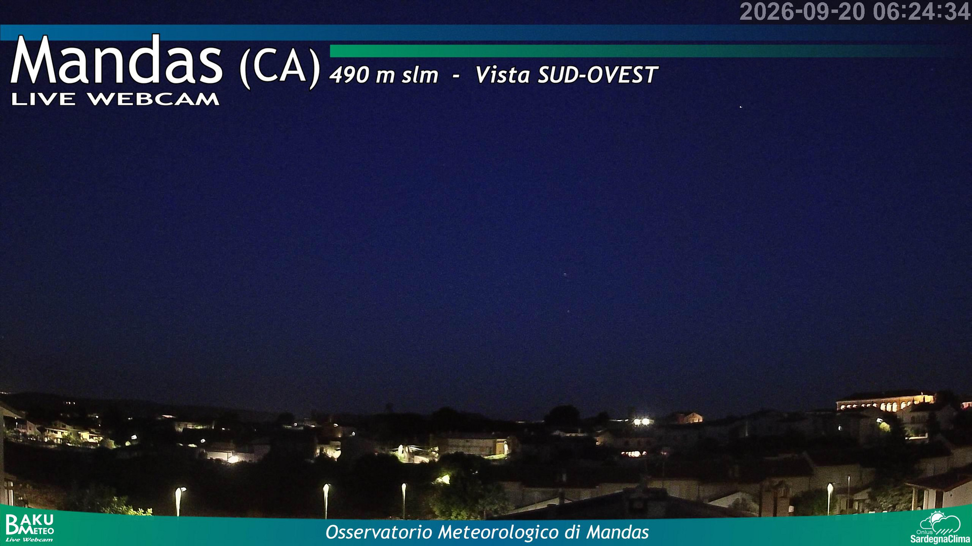 time-lapse frame, Mandas webcam